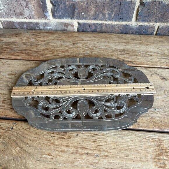 Vintage Manning Bowman Expandable Silver Plated Trivet Hot Plate READ - Picture 8 of 13
